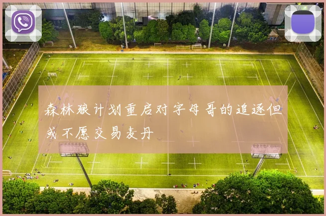 森林狼计划重启对字母哥的追逐但或不愿交易麦丹
